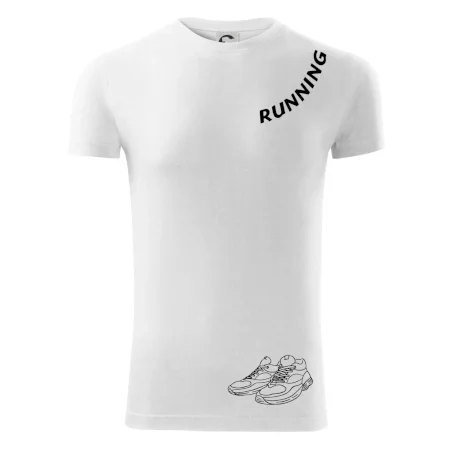Running nápis šikmo