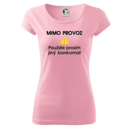 Mimo provoz - použijte jiný bankomat