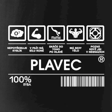 Čárový kód  - Plavec
