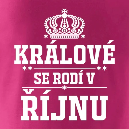 Králové se rodí v řijnu