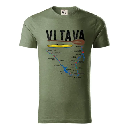 Mapa řeky Vltavy
