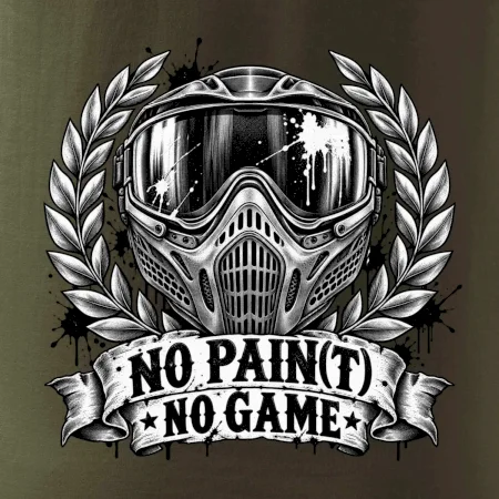 Motiv no paint no game s maskou