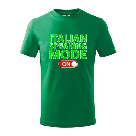Italian speaking mode - ON