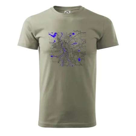 Budějce  - Mapa s vodními toky