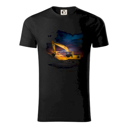 Bagr při západu