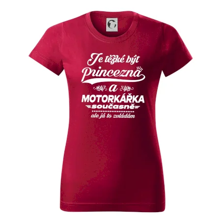 Je těžké být princezna - motorkářka