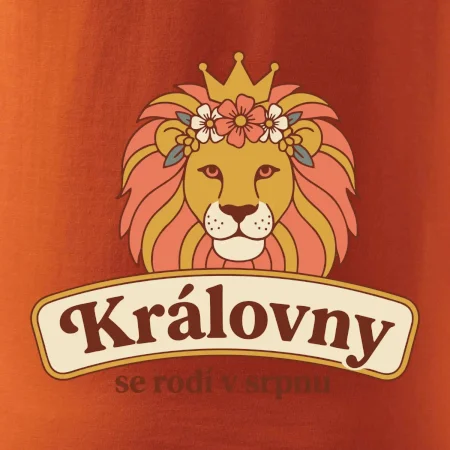 Královny se rodí v srpnu  - barevný lev