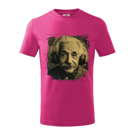 Albert se sluchátky