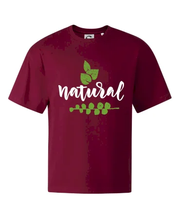Natural - nápis v listech
