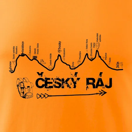 Profil kopce - Český ráj