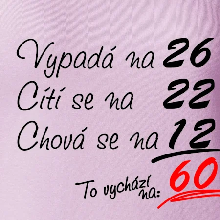 Vypadá, cítí se, chová se - 60 let