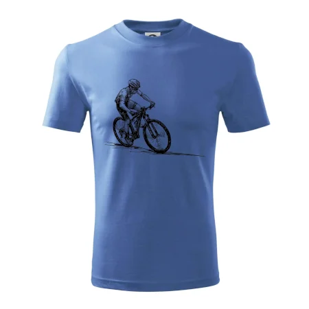MTB kreslený cyklista