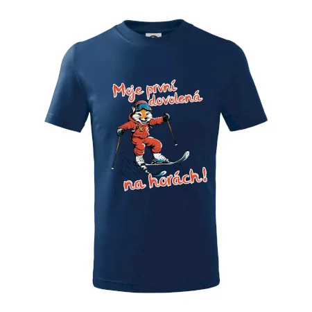 Moje první dovolená na horách hnědá  liška