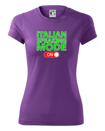 Italian speaking mode - ON