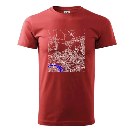 Praha 18200 - Mapa s vodními toky
