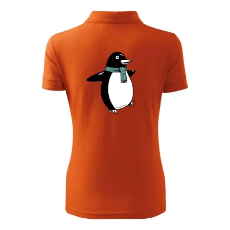 Tučňák se zelenou šálou