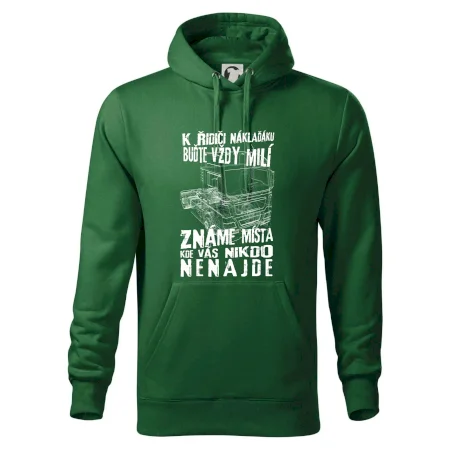 K řidiči náklaďáku buďte vždy milý