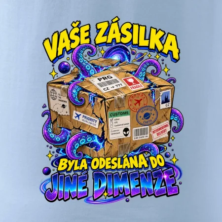 Vaše zásilka byla odeslána do jiné dimenze