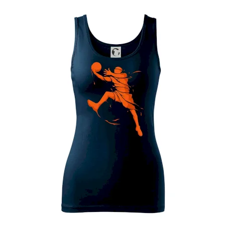 Basketball player splash