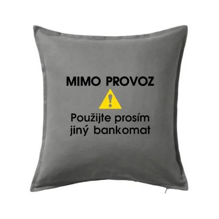 Mimo provoz - použijte jiný bankomat