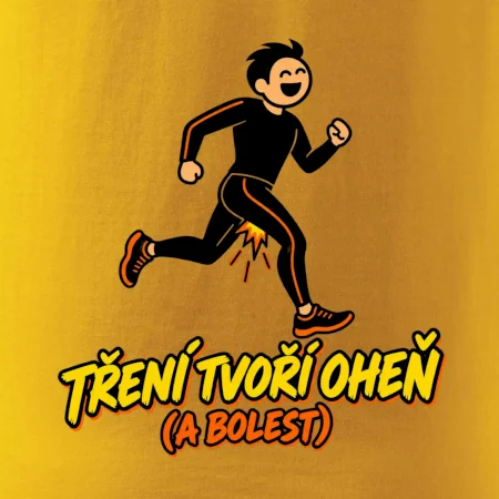 Běžecké tření tvoří oheň