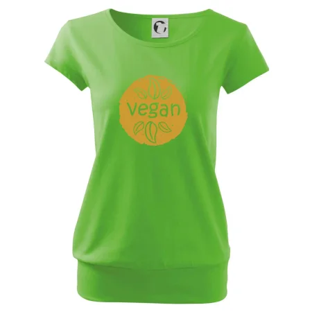 Vegan hnědá kruh