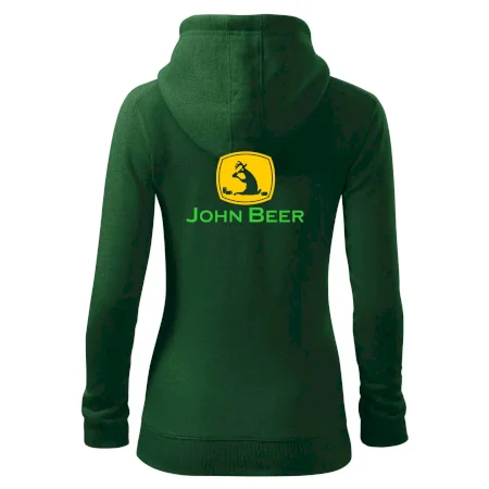 John Beer jelen s pivem