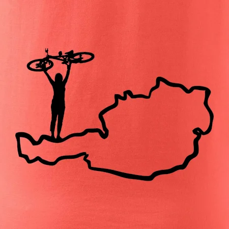 Cyklistka - Mapa Rakouska