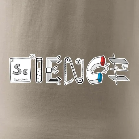 Science věda nápis