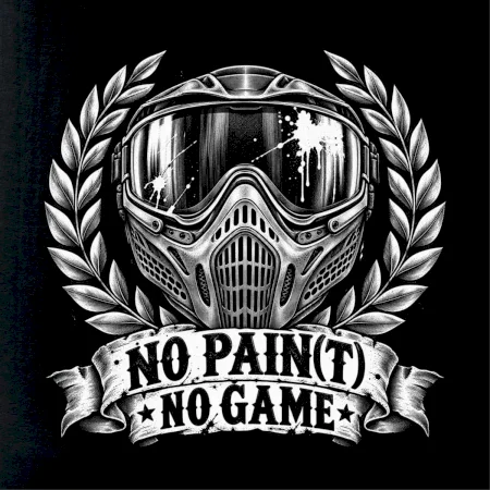 Motiv no paint no game s maskou