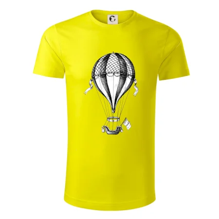 Horkovzdušný balón  kreslený