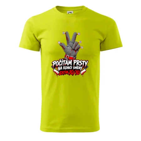 Řezník počítám prsty na konci směny