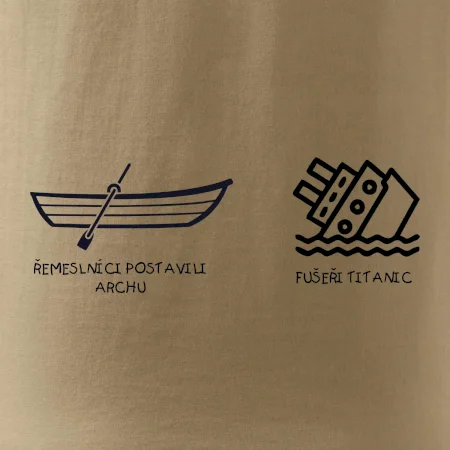 Řemeslnici postavili archu, fušeři Titanic