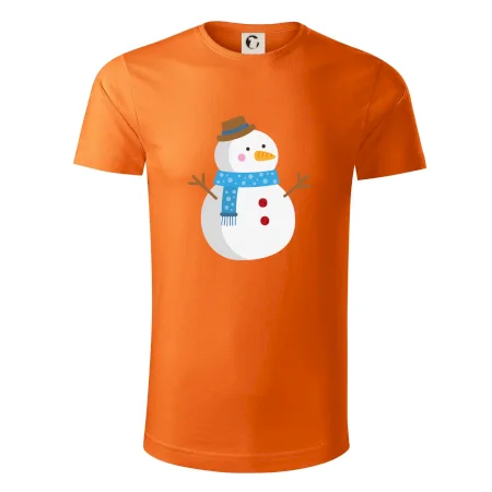 Sněhulák se šálou