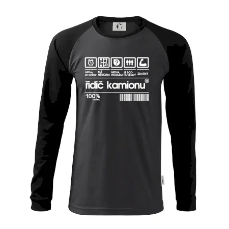 Čárový kód řidič kamionu