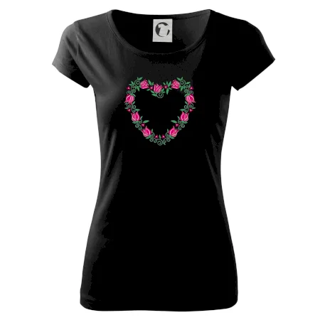 Červené tulipánové srdiečko (Pecka design)