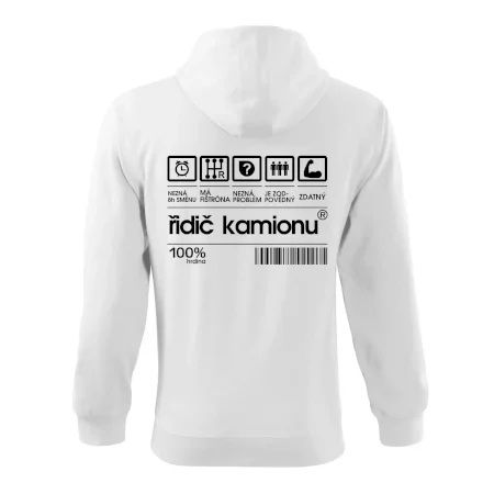Čárový kód řidič kamionu