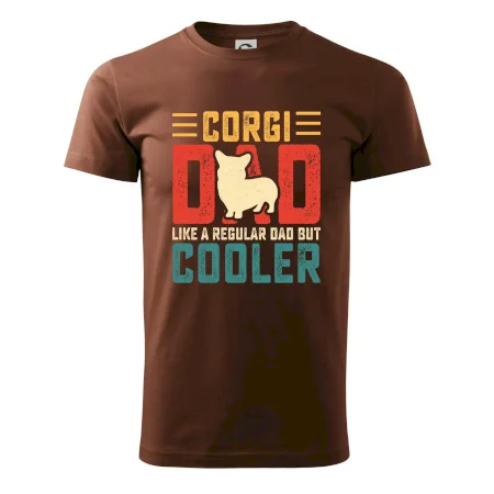 Corgi dad like a regular dad but cooler