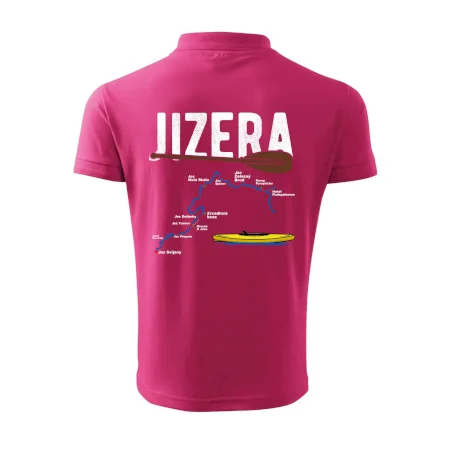 Mapa řeky Jizery
