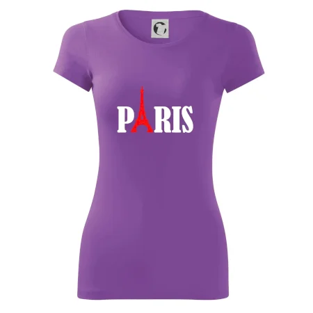 Paris nápis Eiffelova věž