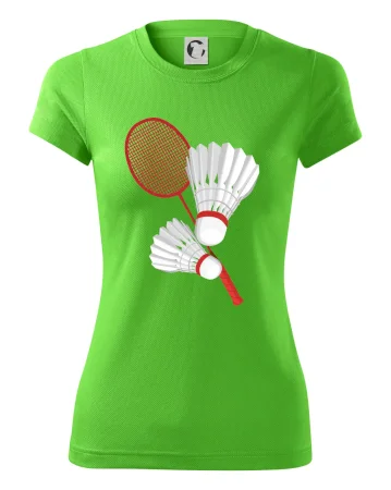 Badminton - pálka a košík