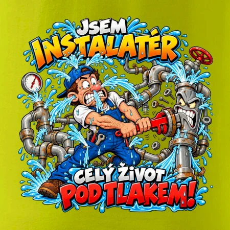 Instalatér celý život pod tlakem komiks