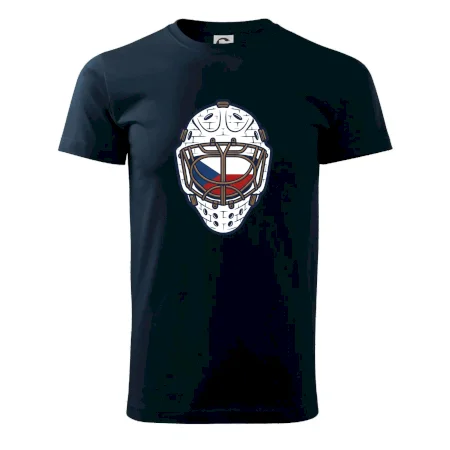 Hokejová maska s vlajkou