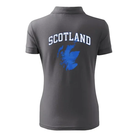 Scotland nápis s mapou