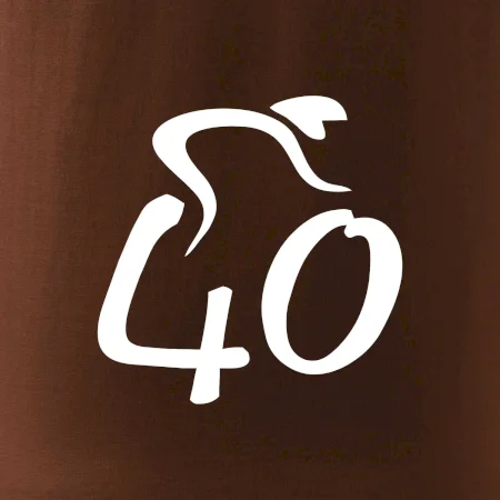 Cyklista slaví čtyřicítku (40)