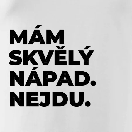 MÁM SKVĚLÝ NÁPAD. NEJDU.