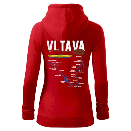 Mapa řeky Vltavy