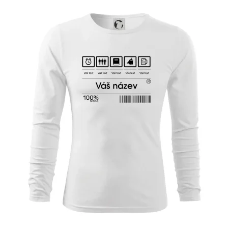 Čárový kód - Vlastní text