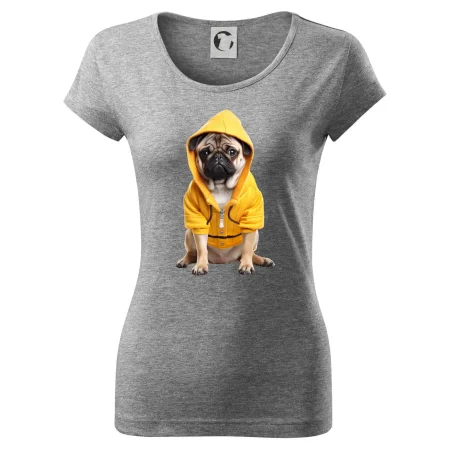 Mops v mikině
