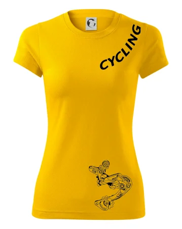 Cycling nápis šikmo